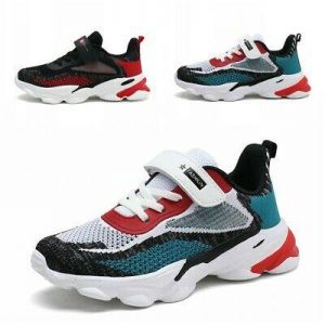 Kids Boys Girls Breathable Sports Walking School Sneakers Shoes Casual Running D