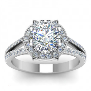 Bargain sales Fashion addons\Jewllery Fashion Women Round Cut 1.65ct White Sapphire 925 Silver Wedding Ring Size 6-10