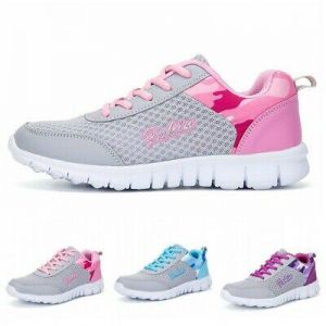 Bargain sales Women shoes Womens Breathable Lightweight Sports Running Jogging Sneakers Gym Shoes Tennis B
