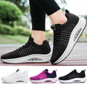 Bargain sales Women shoes Womens Running Shoes Breathable Sneakers Athletic Casual Tennis Gym Sport US4-9