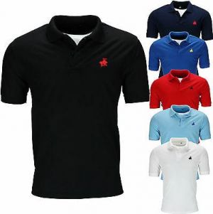 Bargain sales Men fashion New Mens Polo Shirt Short Sleeve Plain Top Designer Style Fit T Shirt Horse Pony