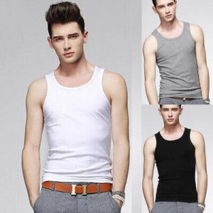Bargain sales Men fashion Summer Mens Vest Slim Fit Sleeveless Vest Tank Top Casual Gym Muscle T Shirt 3XL