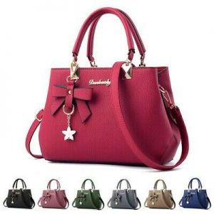 Women Faux Leather Handbags Shoulder Bag Purse Tote Messenger Satchel Crossbody