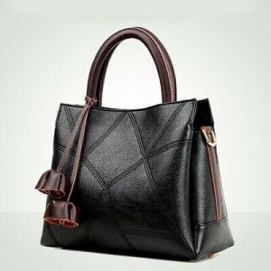 Women's Litchi Grain Leather Handbags Satchel Tote Cross Body Bag Sling Shoulder