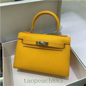Women's Genuine Leather Crossbody Shoulder Messager Bag Tote Mini Handbag 20CM
