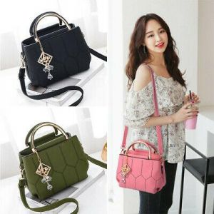 Women Faux Leather Handbags Shoulder Messenger Satchel Crossbody Tote Bags Purse