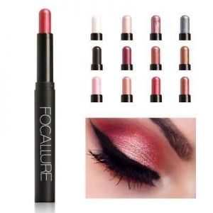 Bargain sales Makeup\Beauty FOCALLURE 12 Colors Shimmer Eyeshadow Stick Pen Lasting Waterproof Makeup 13