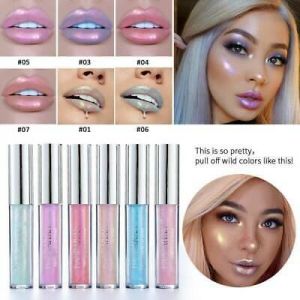 Waterproof Long Lasting Metallic Matte Liquid Lipstick Glitter Lip Gloss Makeup~