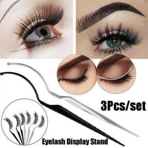 3Pcs Magnetic Eyelash Display Stand Grafting Bracket Panel Try-on Auxiliary