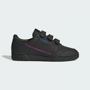 adidas Continental 80 Women's Casual Shoes / Sneakers (Black/Red/ Blue) EE5576