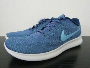 Nike Free RN Women's Blue Running Shoes Size 9 831509-406