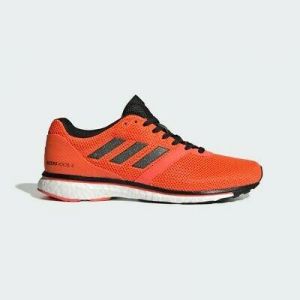 adidas Women's Adizero Adios 4 Running Shoes/Sneakers Orange [Size 9] EF1459 🔥