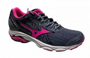 Bargain sales Mizuno Women's Wave Inspire 14 Running Athletic Shoes Gray Pink Black Size 6