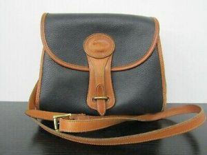Dooney & Bourke Women's Black Leather Crossbody Satchel Shoulder Bag