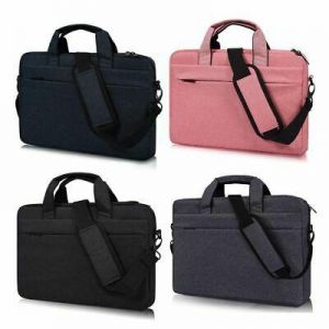 Laptop Shoulder Bags Waterproof Multi-functional Fabric Sleeve Carrying Strap