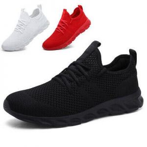 Men's Breathable Mesh Sports Running Shoes Casual Jogging Walking Sneakers Gym