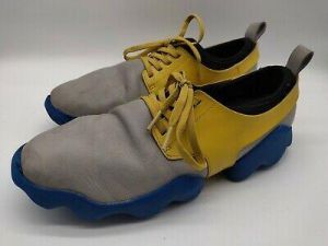 Camper Dub Men's Athletic Shoes Sneakers Blue, Gray, Yellow Size 41, 8.5 US