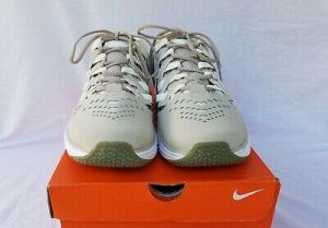 New Men's Nike Lunar Finger Trap Training Shoes Grey with Ivory & White