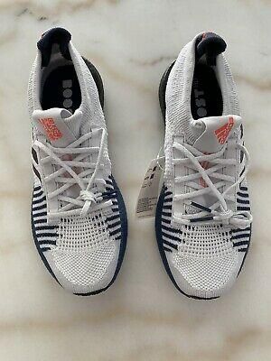 New Men’s adidas PulseBOOST HD Grey Blue Violet Running Shoes Size 11 EG0978