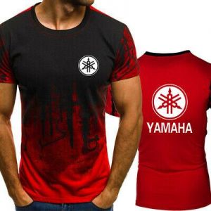 Hot! New Fashion YAHAMA Print Men Short Sleeve T-Shirt Casual Tops Tee