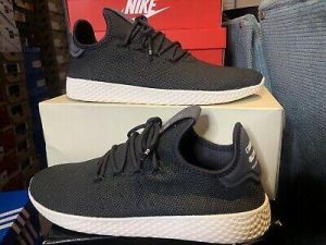 NEW Men’s Adidas Pharrell Williams Tennis HU Carbon Black Shoes CQ2162