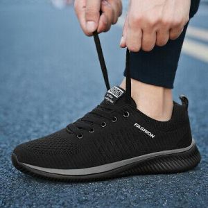 Men's Walking Trainers  Lightweight Fashion Sports Sneakers Gym Running Shoes