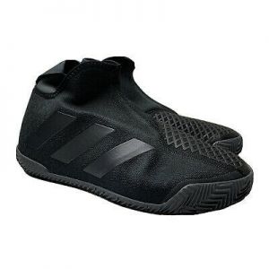Adidas Stycon Men's Black Laceless Tennis Shoes  FV2569 Men's Size 13 NEW