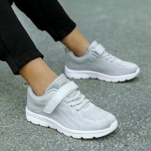 Boys Girls Lightweight Sport Shoes Mesh  Athletic Kids Non Slip Soft Knit