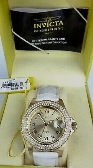 Invicta Women's 19513 Angel Quartz 3 Hand Dial Watch