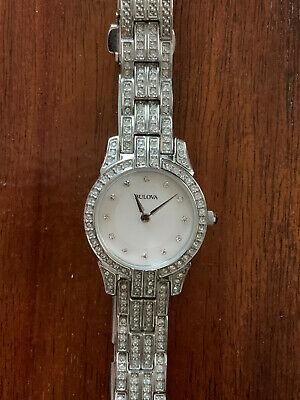 Bulova Women's 96L149 Stainless Steel Quartz Mother-of-Pearl Dial Watch