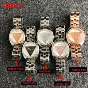 2020 New Women'S Dress Stainless Steel Zircon Inlaid Men Watch Gues Watch