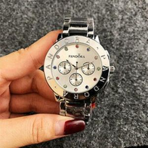 2020 Women's Stainless steel Wristwatches Fashion crystal Pandoras Watch