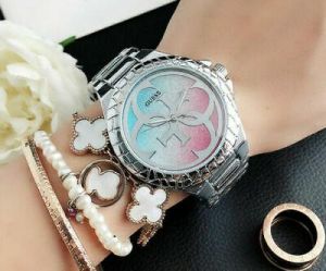 Fashion Women's Design  Watch Stainless steel Colour Frosted Wristwatch
