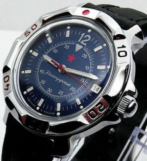 VOSTOK KOMANDIRSKY RUSSIAN MILITARY WRIST WATCH # 811398 NEW