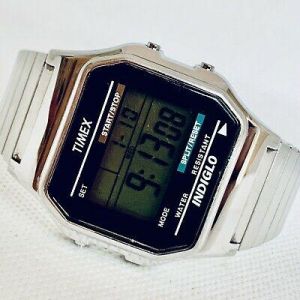 Timex T78587 Men's Classic Digital Dress Brass Stainless Steel Men's Watch