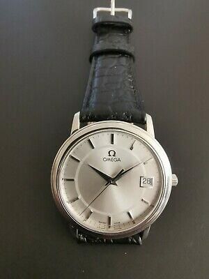 Omega DeVille Prestige Quartz Watch Stainless Steel Silver Dial 34mm