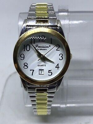 Precision By Gruen Women’s Two Tone Analog Gp431 Watch #47
