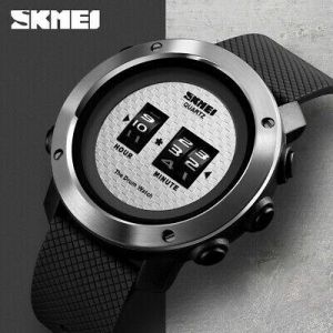 Bargain sales SKMEI Men Quartz Wristwatch 50m Waterproof Outdoor Sports Watch Big Dial 1486 4