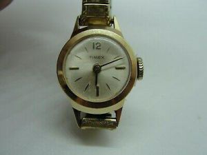 Vintage Womans Timex #51402366 Wind Up Watch With Speidel Gold Filled Band