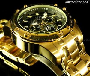 NEW Invicta Mens 50mm SPEEDWAY SCUBA Chronograph Sapphire BLACK DIAL SS Watch