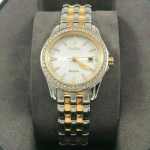 Citizen Women&#039;s Eco-Drive Silhouette Crystal watch with Date, EW1908-59A