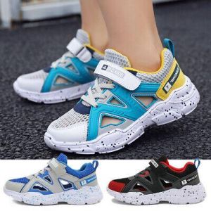 Kids Boys Girls Sneakers Breathable Mesh Running Shoes Outdoor Athletic Fashion