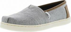 Toms Classic Chambray Ankle-High Canvas Slip-On Shoes