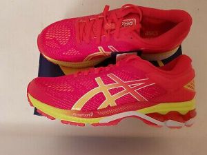 Bargain sales ASICS Gel-Kayano 26 Running Shoes, Women's Size 6.5 (B), LaserPink/SourYuzu NEW!