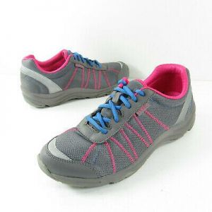 Bargain sales Vionic Alliance Walking Shoes Women's Size 7.5 Wide Width Gray Pink