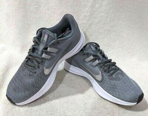 Nike Women's Downshifter 9 Cool Grey/Silver Running Shoes - Size 7.5 NWD