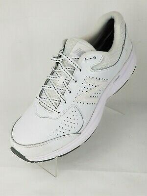 New Balance 411 Women's Walking Shoes WW411WT2 White Leather Sz 11 B