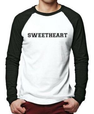 Sweetheart - cute fashion insta hipster Men Baseball Top