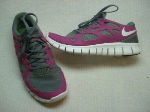 Women's Nike Free RUN 2 running run shoe Shoes  size 9.5 pink gray