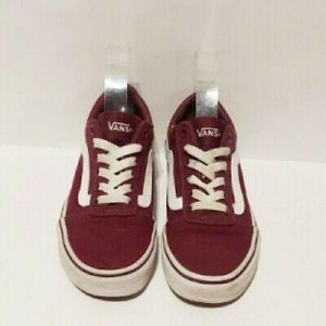 Vans Ward Womens Shoes Sneakers Skate Casual Low Tops Maroon Size 6